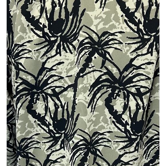 Harve Benard Women’s Long Sleeve Collared Button Down Blouse, Green, size 12 - Picture 5 of 9